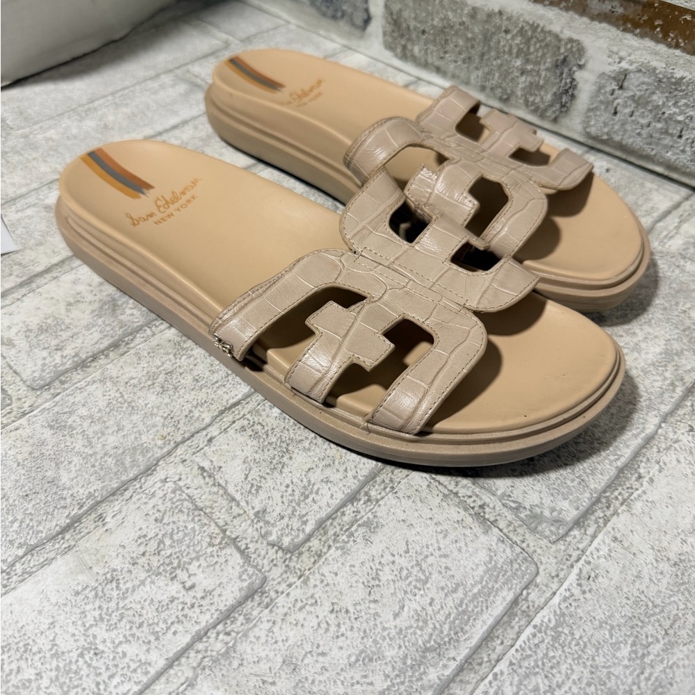 Sam Edelman New York Tan Slide Sandals size 9.5